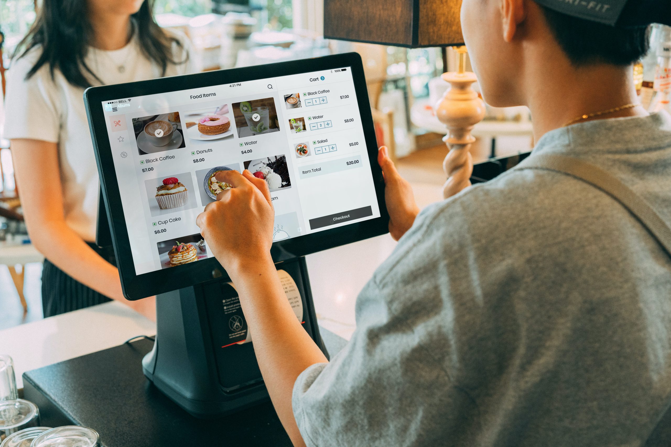 Point of sale and retail technology on the counter